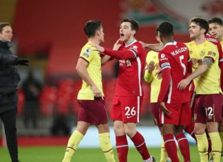 Burnley savladao Liverpool na Anfieldu